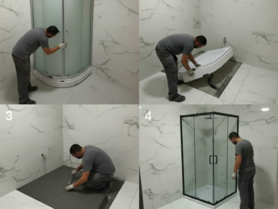 Zeminden Duşakabin Yapımı